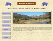 Tablet Screenshot of lakedistrictdrives.com